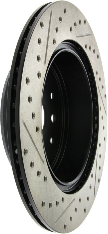 StopTech Sport Drilled & Slotted 1-Piece Rear Driver Brake Rotor for 93-98 Supra gallery