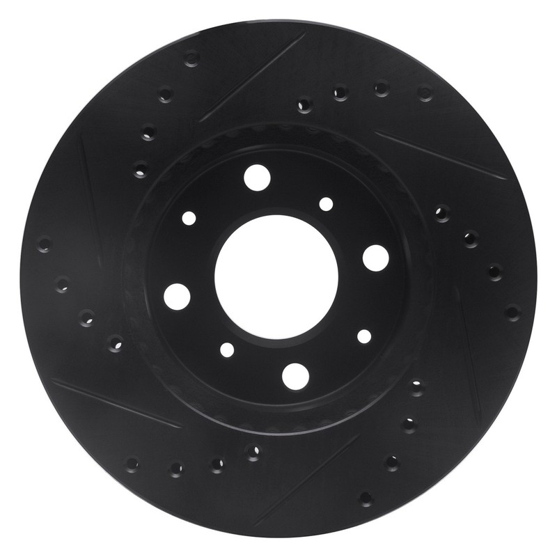 For Honda Accord 84-89 Brake Rotor DFC Premium Drilled & Slotted Front Passenger gallery