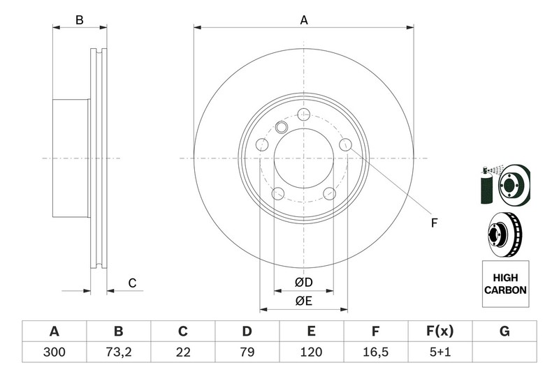 2x Brake Discs Pair Vented fits BMW 418D F32, F36 2.0D Front 14 to 20 300mm Set gallery