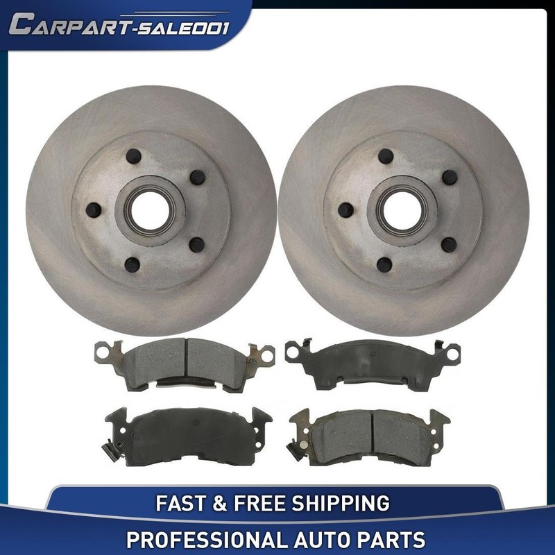 11.86″ Front Disc Rotors Brake Pads Kit for 1971-1976 Buick LeSabre 5.7L