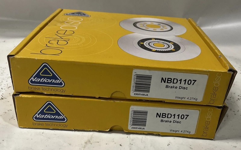 National Brake Technology NBD1107 Front Axle, 240x20mm, 4x100, Vented gallery
