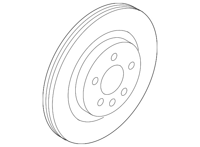 Genuine Brake Rotor LR161894