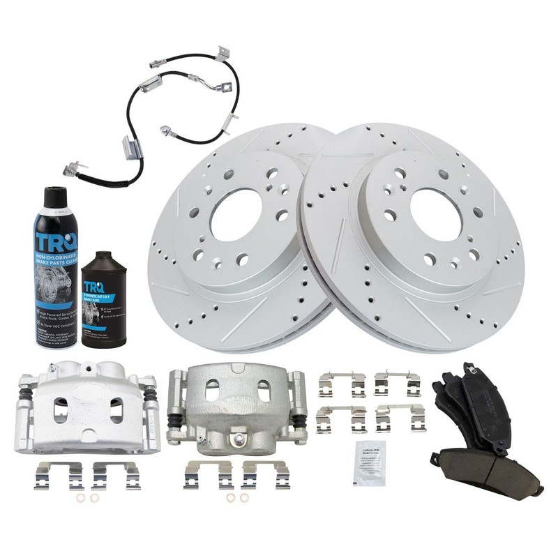 TRQ Performance Brake Pad & Rotor Kit Fits Chevrolet GMC gallery