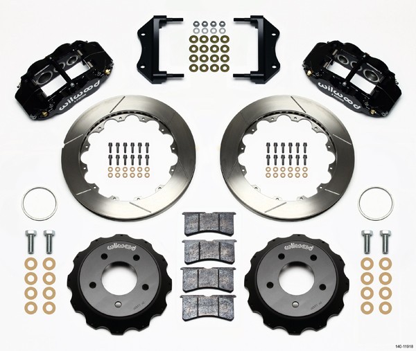 Wilwood Forged Narrow Superlite 6R Front Big Brake Kit, fits 1988-1996 Corvette