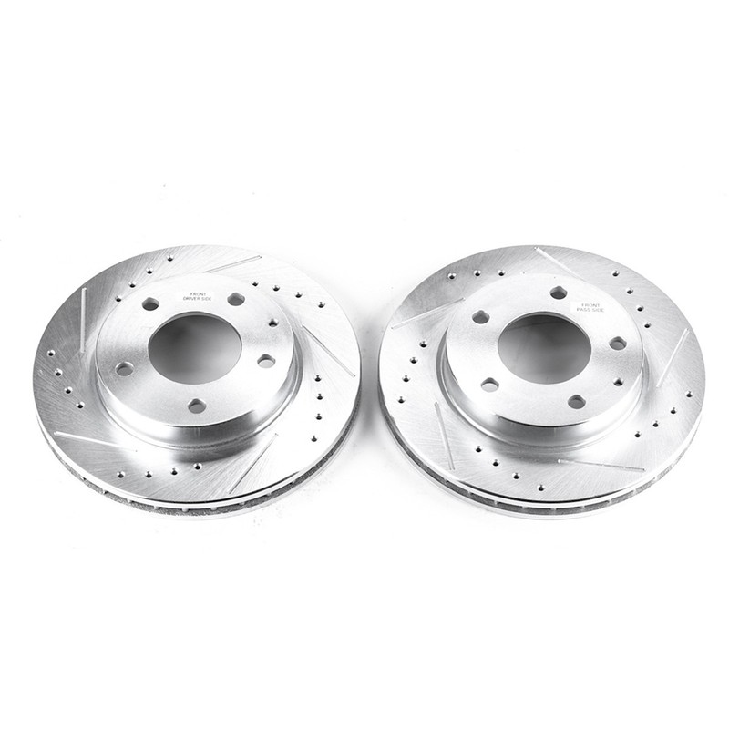 JBR577XPR Powerstop Brake Discs 2-Wheel Set Front for Mazda Protege5 Protege 626