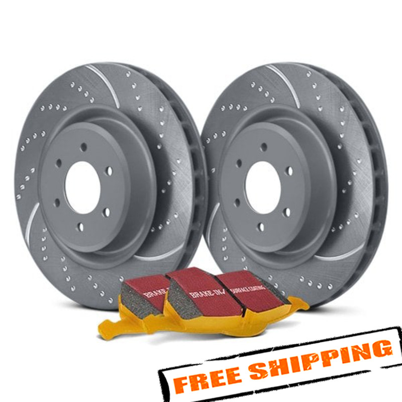 EBC Stage 5 Super Street Dimpled & Slotted Front Brake Kit for 02-06 Mini Cooper