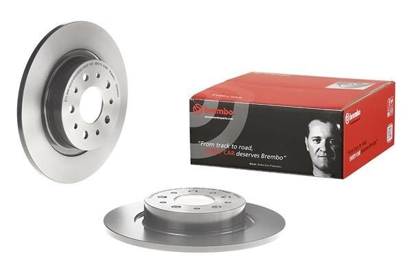 2X Brembo 08.9460.61 Rear Solid Brake Discs Fits Fiat 500L Tipo