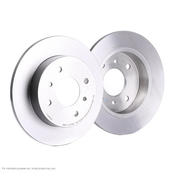 2X APEC Rear Brake Discs for NISSAN PRIMERA 1990-2001 258mm Solid DSK641 gallery