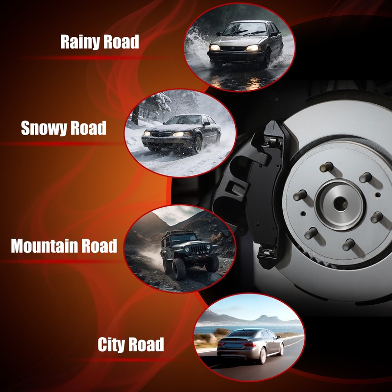 12.60''Front Disc Brake Rotors For Ford Escape Transit Connect Volvo S40 C70 V50 gallery