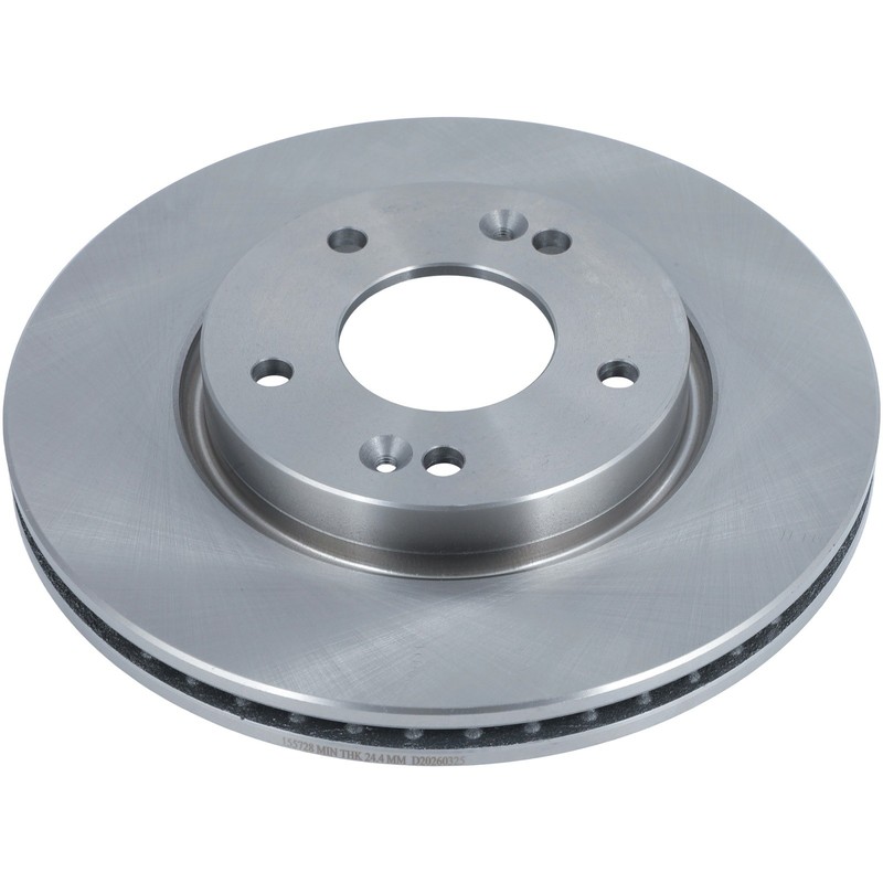 Front Brake Ceramic Pads + Solid Rotors For Hyundai For Sonata 2006-2010 L4 2.4L gallery