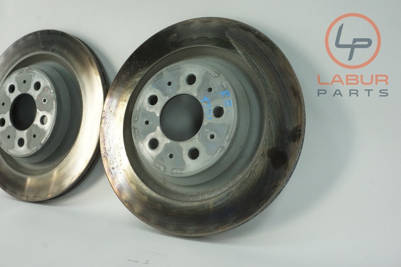 M3 17-23 Tesla Model 3 Brembo Rear Left & Right Side Brake Rotor Disc Set Z7105 gallery