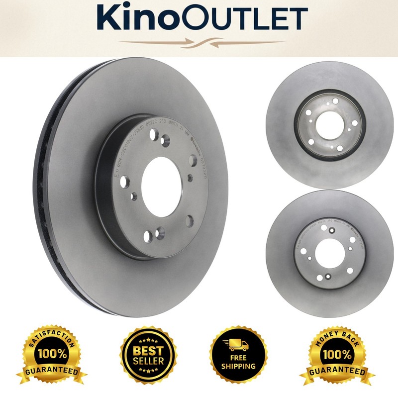 Corrosion-Resistant Vented Brake Rotor with Easy Installation for Honda/Acura