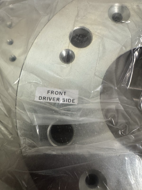 Disc Brake Rotor-Cross-Drilled Slotted Power Stop AR8654XL