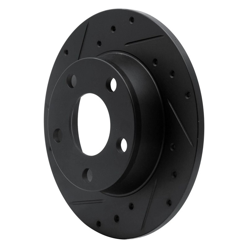 For Audi Allroad Quattro 01-05 Brake Rotor eLINE Drilled & Slotted 1-Piece Rear