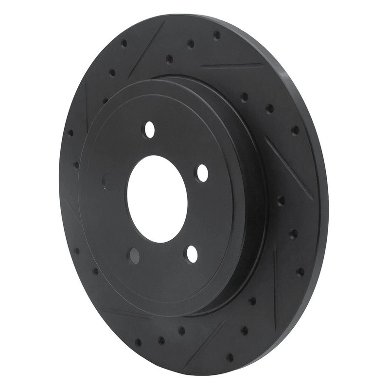 For Ford Escape 06-08 Brake Rotor eLINE Drilled & Slotted 1-Piece Rear Driver gallery