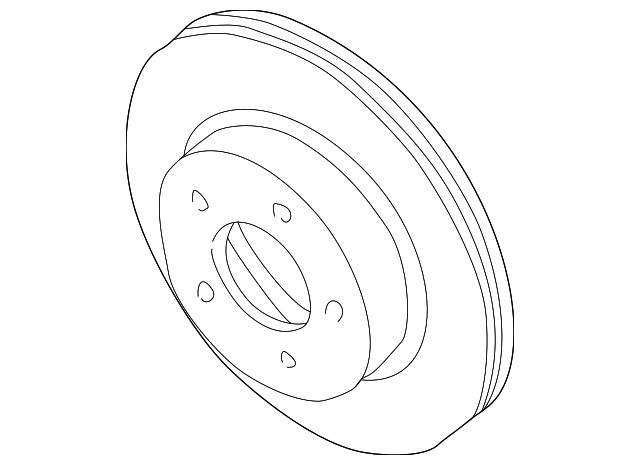 Genuine Ford Disc Brake Rotor 2U2Z-1V125-B gallery