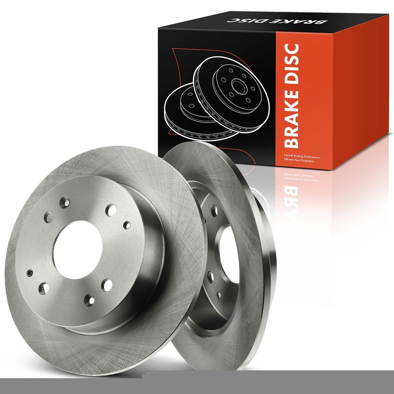 New Rear Disc Brake Rotors for Honda Accord 1998-2002 Acura CL 1998-1999 L4 2.3L