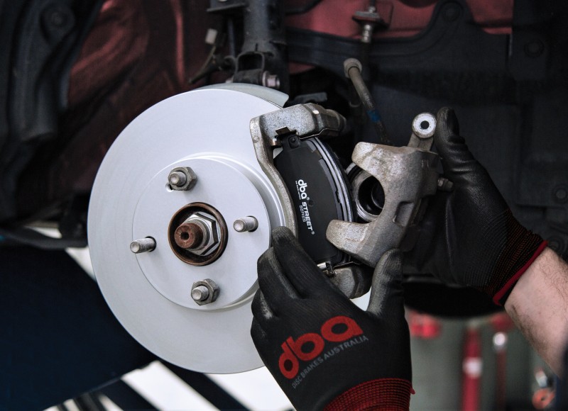 DBA T2 Street Series Front Rotor for Honda Civic FD2-R by DBA Part #2518S gallery