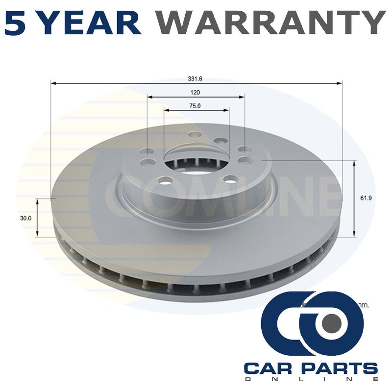 Brake Disc Front CPO Fits BMW X5 2000-2006 X3 2006-2011 3.0 D 4.4 #1