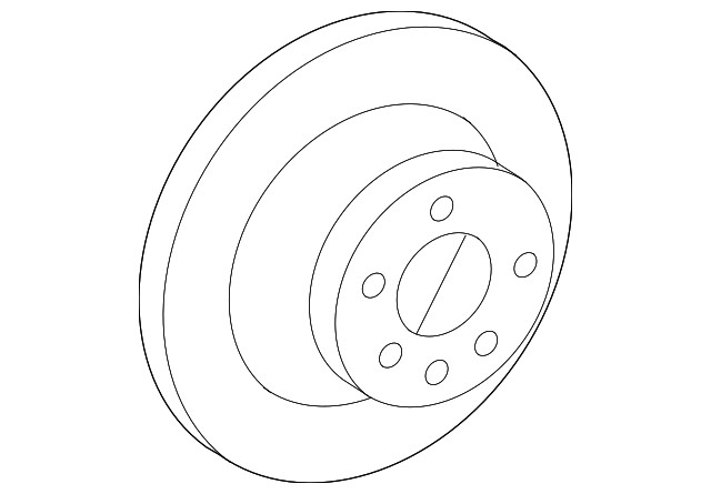 Genuine Volvo Disc Brake Rotor 31471746