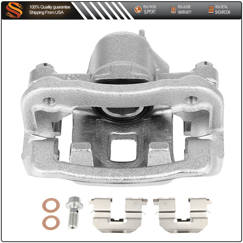 Rear Left Brake Calipers For 2008 2009 2010 Hyundai Sonata w/ Bracket