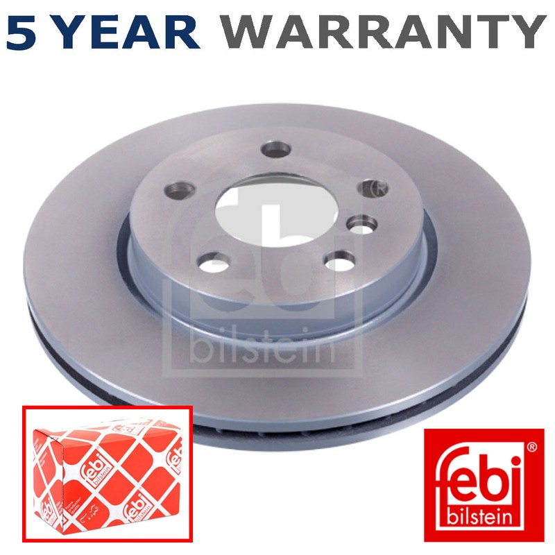 Febi Front Brake Discs Fits Mini Cooper 2013- One 2014-