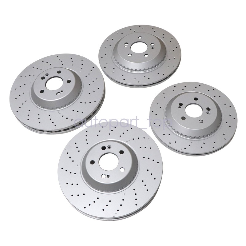 Front & Rear Brake Disc Rotors Fits For Mercedes-Benz S550 14-17 S560 18-19 gallery