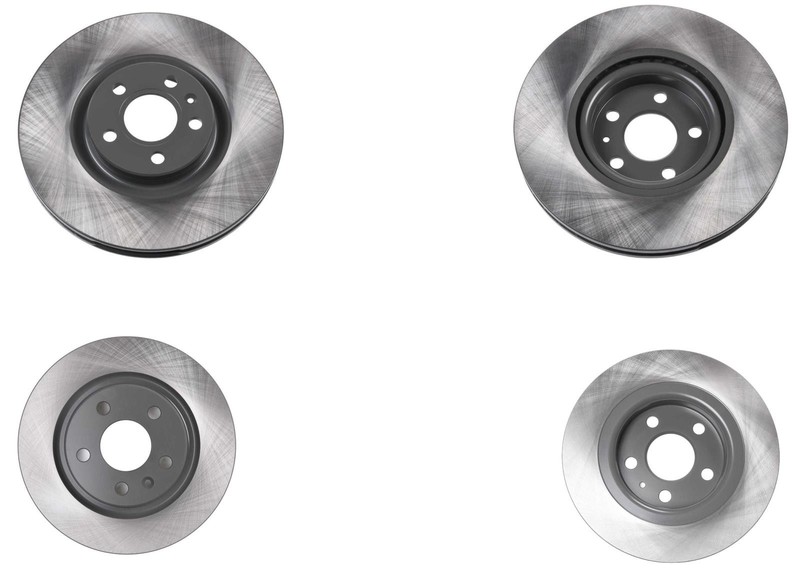 Front & Rear Coated Rotors & EPS Brake Pads For XC40 2019 2023 2024 322MM 280MM gallery