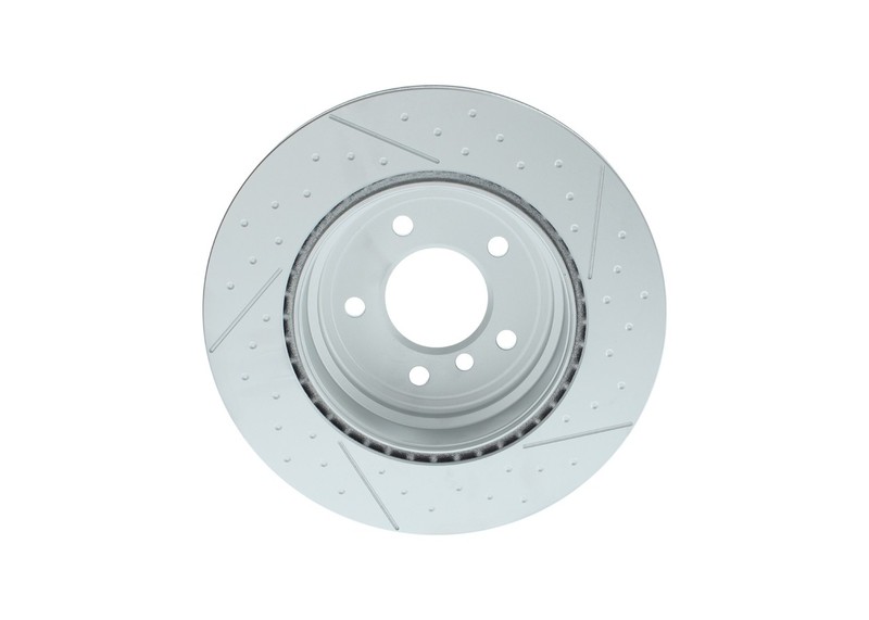 2x Brake Discs Pair Vented fits BMW 123D E81 2.0D Rear 07 to 11 324mm Set Bosch gallery