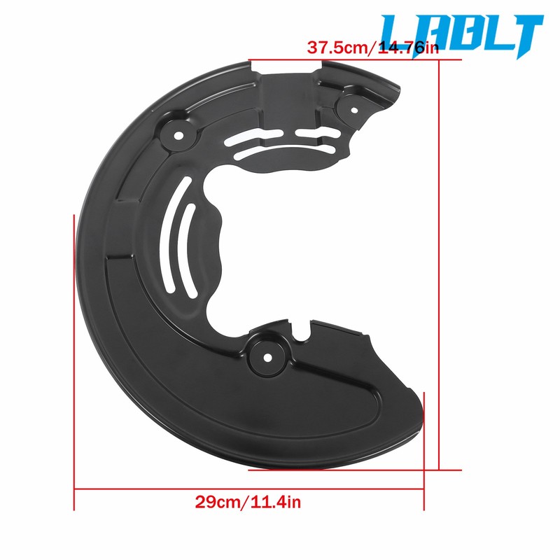 LABLT Front Brake Dust Shield Splash Right JL3Z2K004A For 2007-2023 Ford F-150 gallery