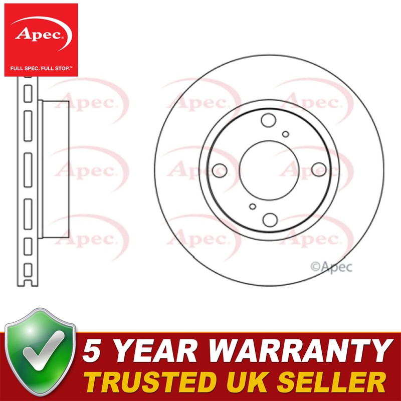 Apec Front Brake Disc Fits Suzuki Alto Nissan Pixo 1.0 402064A00G