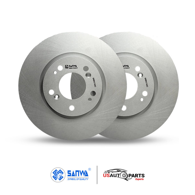 SET OF 2 FRONT BRAKE ROTOR VENTED & GEOMET COATED 294mm FOR JEEP OUTLANDER 04-20 gallery