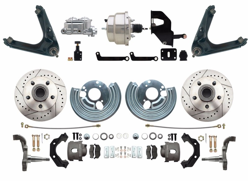 1967-72 B & E-Body Performance 8″ Chrome Power Disc Brake Conversion