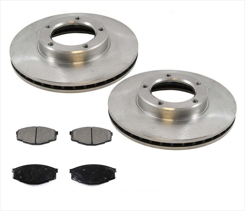Brake Disc Rotors & Pads for 1984-1988 Toyota Pick Up Rear Wheel Drive 1/2 Ton