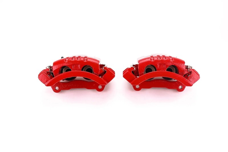 Power Stop S4894 Performance Rear Brake Calipers Powder Coated Red Pair