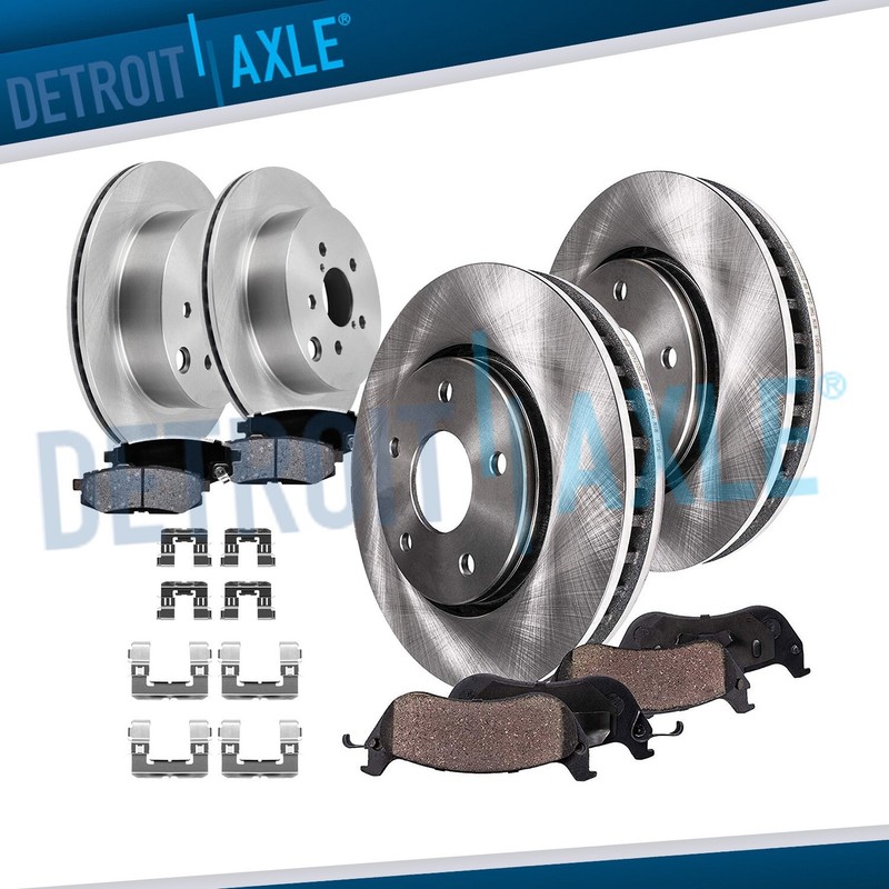 8pc Front Rear Disc Brake Rotors Brake Pads Kit for 2016 – 2018 Subaru Forester
