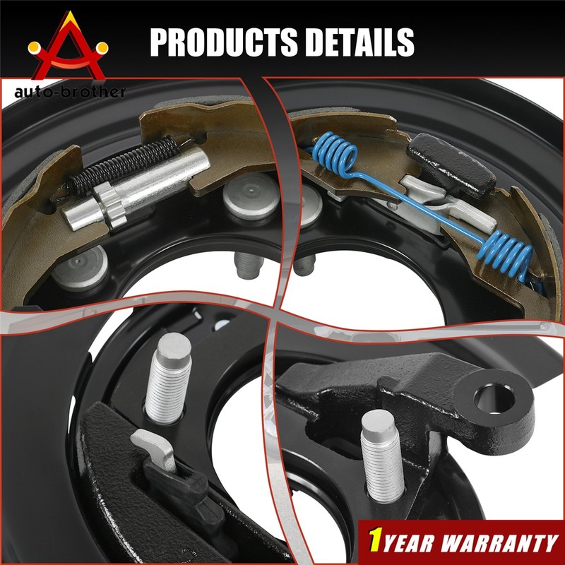 926-272 Rear Left & Right Loaded Brake Backing Plate For Ford F-Series 2005-2012 gallery
