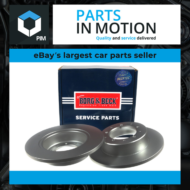 2x Brake Discs Pair Solid fits RANGE ROVER VOGUE 3.5 Rear 81 to 89 290mm Set B&B