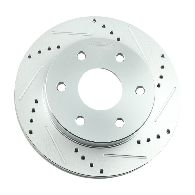 Front Drilled and Slotted Disc Brake Rotors for GMC Savana 1500 2003-08 S-55054 gallery