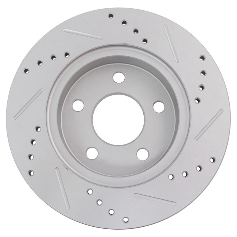 Brake Rotor Performance Drilled Slotted G-Coated Rear Pair for Chevy gallery