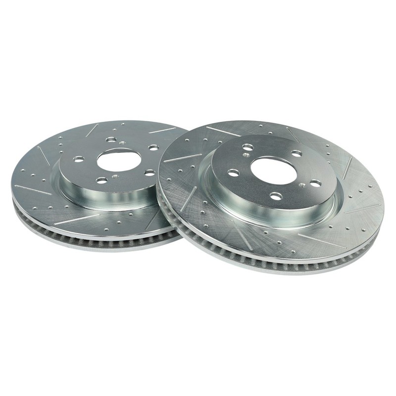 2-Wheel Set Brake Discs Front for Toyota Camry Lexus ES250 ES350 Venza ES300h
