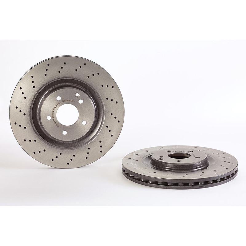Brembo Front Rear Brake Kit Drilled Disc Rotors Ceramic Pads Sensor For MB R171 gallery