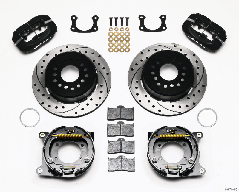 Wilwood Forged Dynalite Fits P/S Park Brake Kit Drilled New Big Ford 2.50in