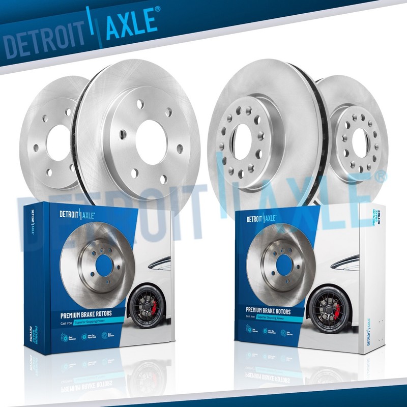 354mm Front 335mm Rear Disc Brake Rotors for Toyota Tundra Sequoia Lexus LX600