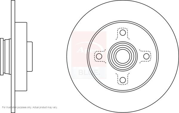2X APEC Rear Brake Discs for PEUGEOT 208 I 2012-19 249mm Solid SDK6524 gallery
