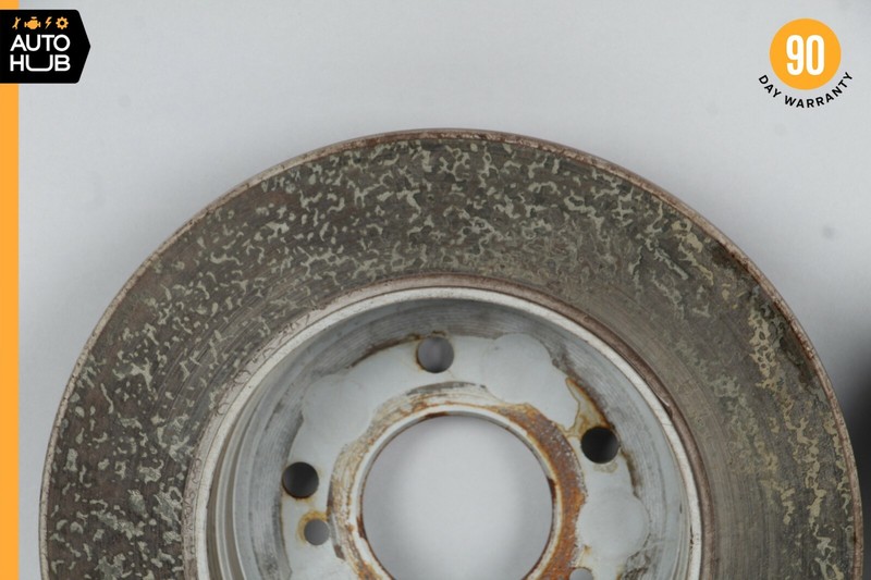 05-11 Mercedes R171 SLK350 SLK280 Rear Brake Rotor Left and Right Set OEM gallery
