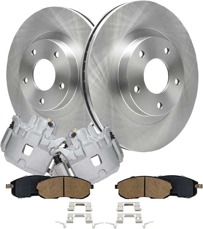 Front Brake Pads Calipers Rotors for 2002-2006 Nissan Altima