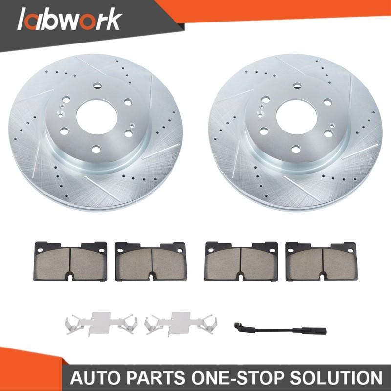 Labwork Brake Disc and Pad Kits 2-Wheel Set Front For Cadillac Escalade 21-23 gallery