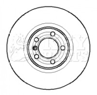 2x Brake Discs Pair Solid fits LAND ROVER DISCOVERY Mk2 2.5D Rear 98 to 04 304mm gallery