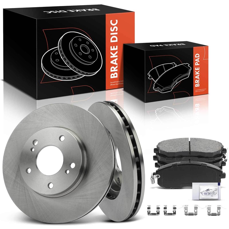 6x Disc Brake Rotors & Ceramic Brake Pad for INFINITI I30 2000-2001 Nissan Front